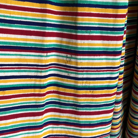 Vintage 1940s rainbow stripe ballgown. Handmade/couture. Size S/XS. Rare find!🌈 - Picture 10 of 15